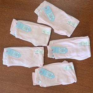 5 Pairs Size 3T Toddler Girls Solid Cozy Lined Leggings Cat & Jack Light Pink